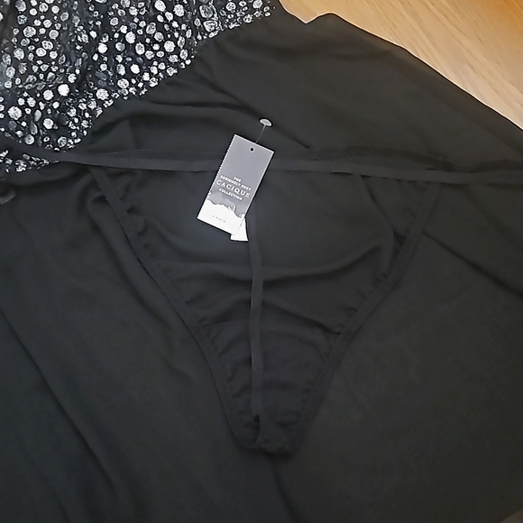 ❌❌❌ SOLD ❌❌❌ NWT Cacique Seriously Sexy Babydoll 2-Piece Lingerie Set/ 34-36 - Picture 10 of 12